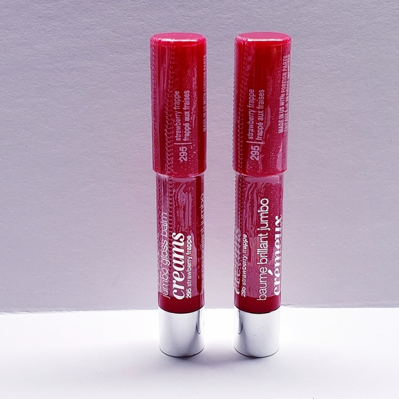 COVERGIRL Jumbo Lip Gloss Balm Creams, #295 STRAWBERRY FRAPPE (twin pack) - Picture 1 of 8